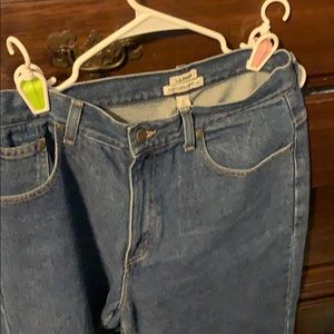 Llbean 5 pocket jeans size 8 original relaxed fit